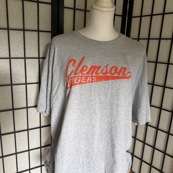 Clemson Tigers T-Shirt Women's XL Grey - Picture 2 of 6